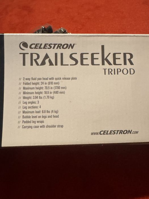 Vand trepied Celestron Trailseeker nou