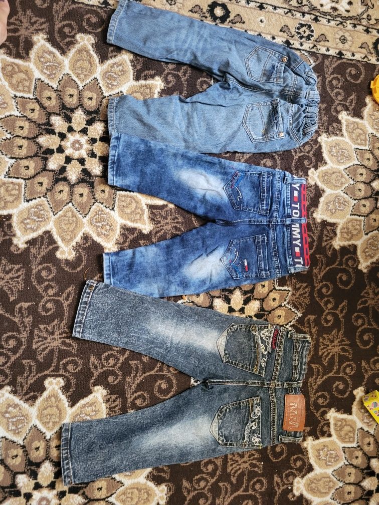 Детские  джинсы на 1-2 года