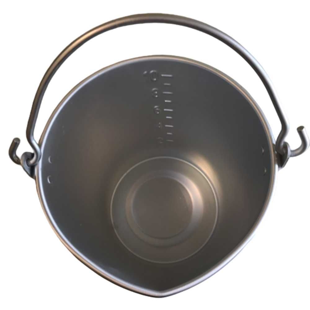 Galeata din aluminiu, capacitate 10 litri