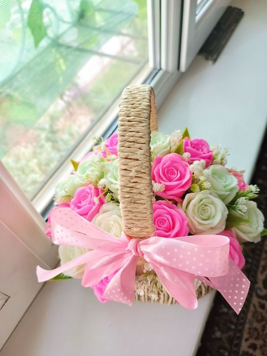 Цветы из мыло,совунли гуллар,Soap Flowers 50 000 дан бошланади