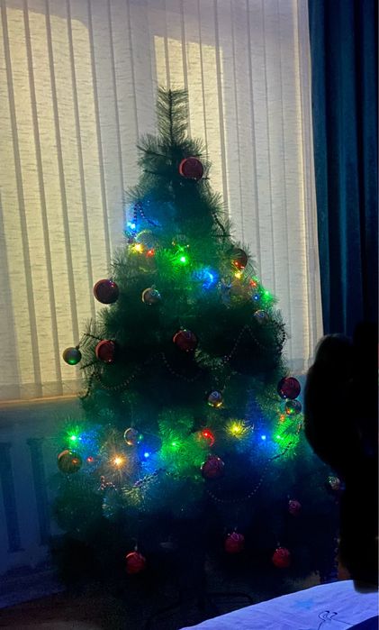 Новогодняя пышная ёлка