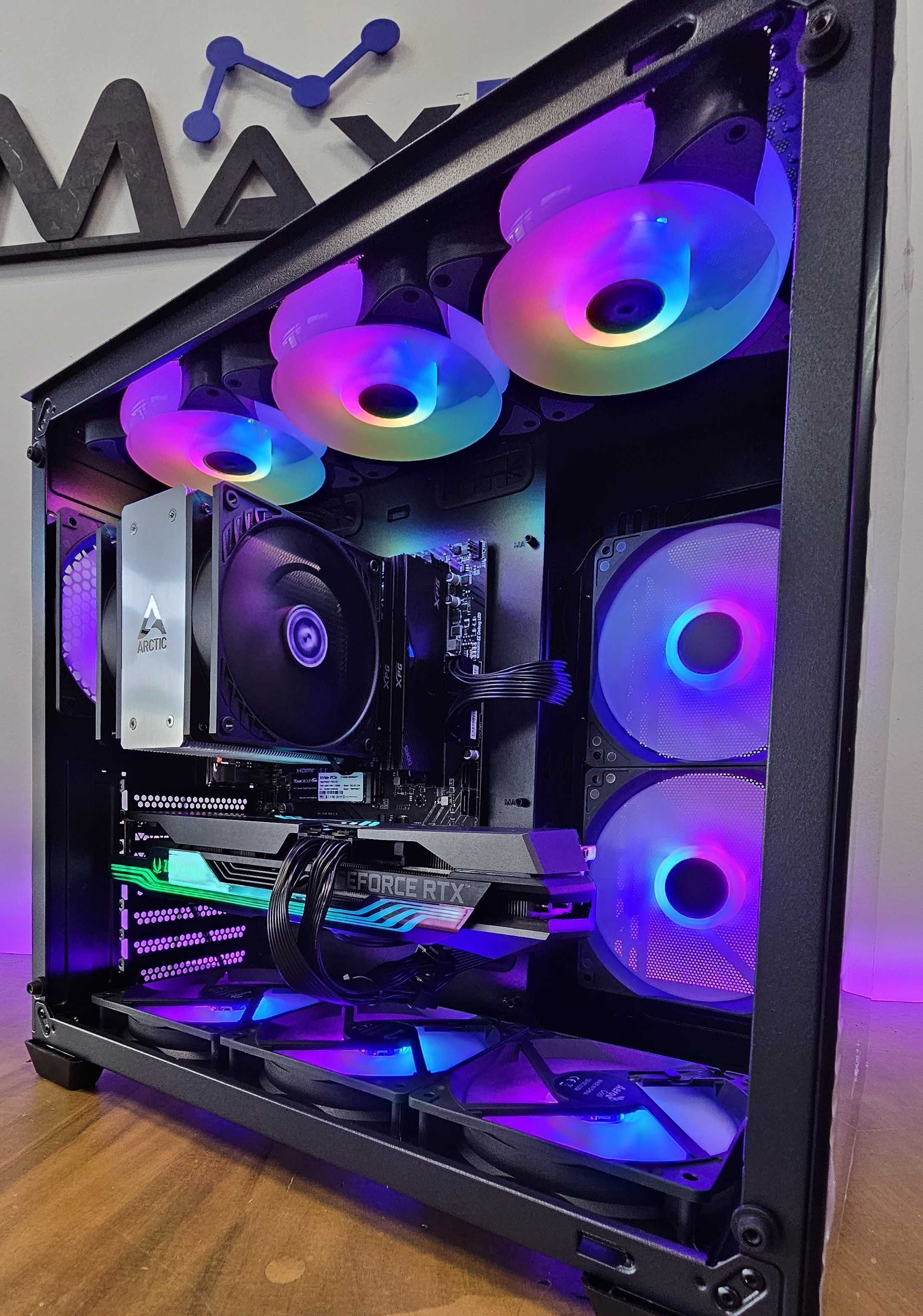 Гаранция! RTX 3080 10GB, 5700X, 32GB RAM Геймърски компютър
