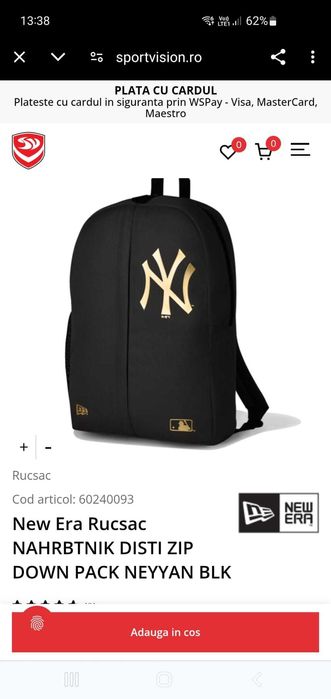 New Era rucsac  original nou cu eticheta
