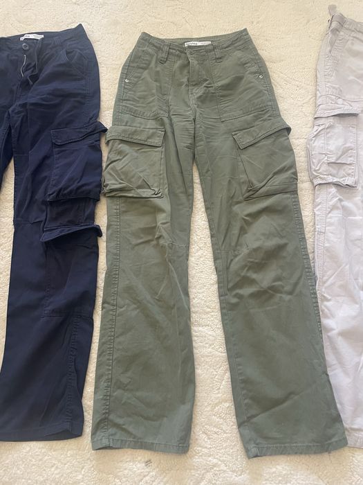 3 perechi pantaloni cargo