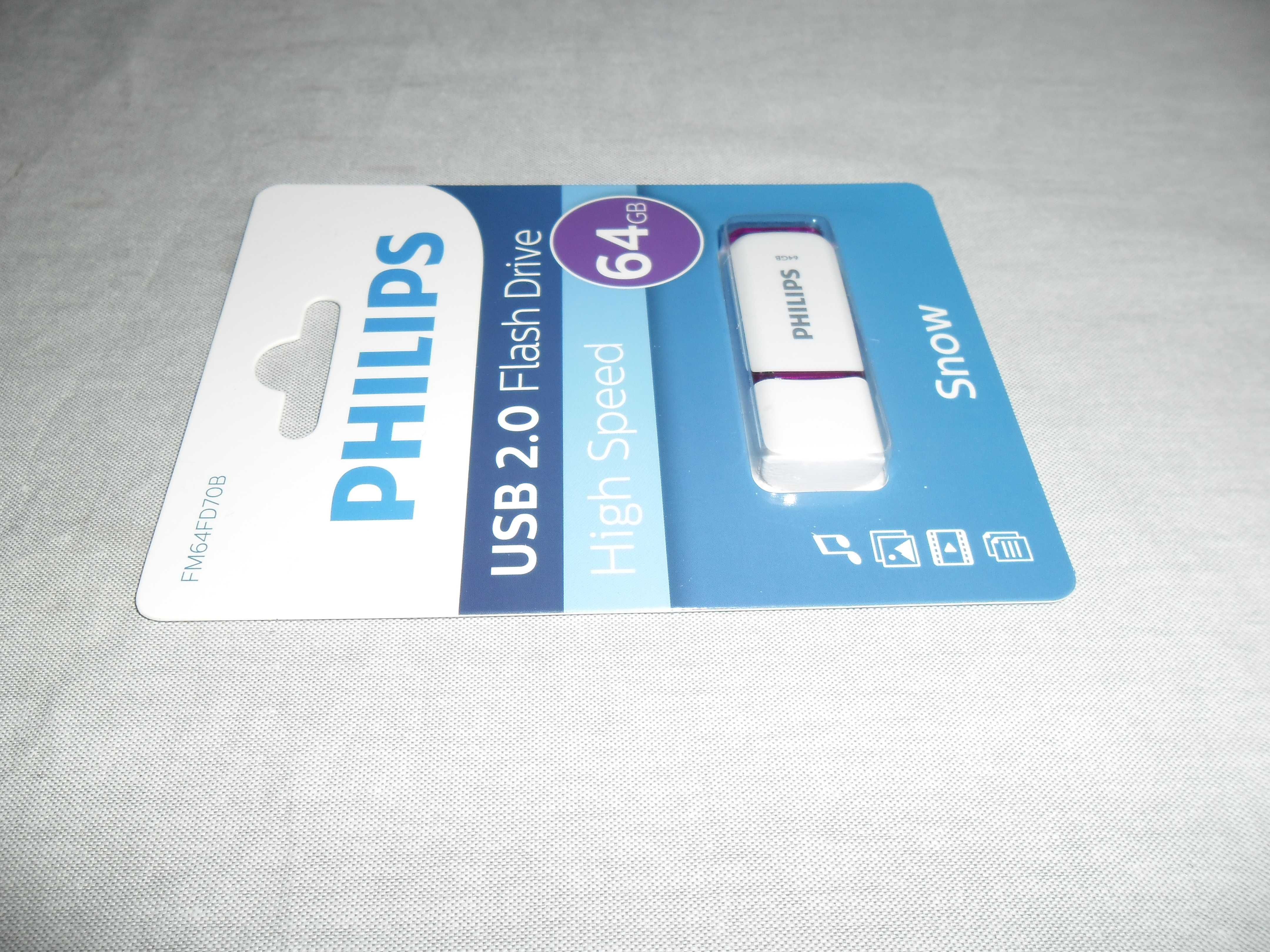 USB 2.0 Flash Drive/ Флашка Philips 64 GB.