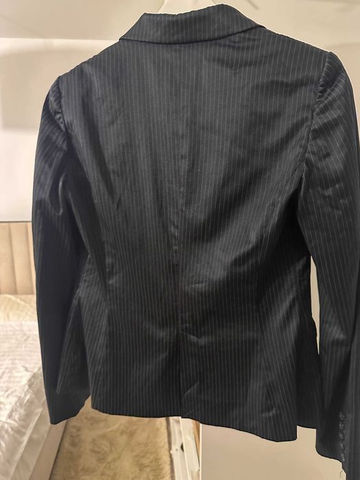 Sacou damă MNG, nou, mărime S (36/8), elegant office, negru cu dungi