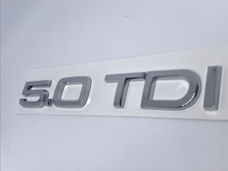 Emblema Audi 5.0 TDI