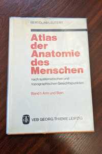 Atlas de anatomie in limba germană din 1978
