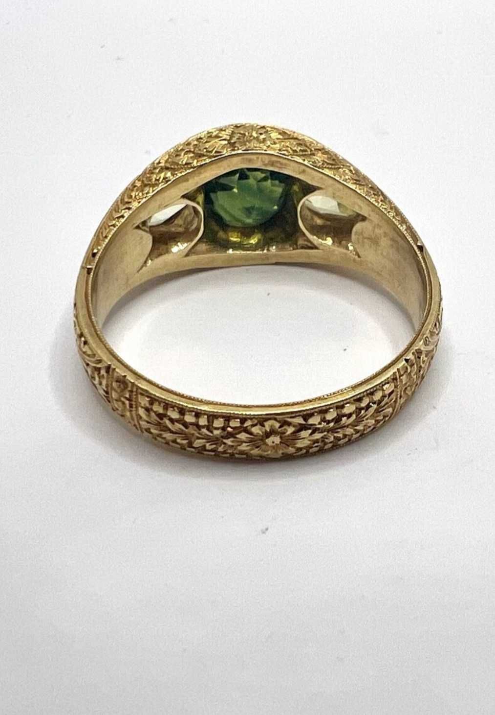 Inel Aur 18k Superb cu Peridot