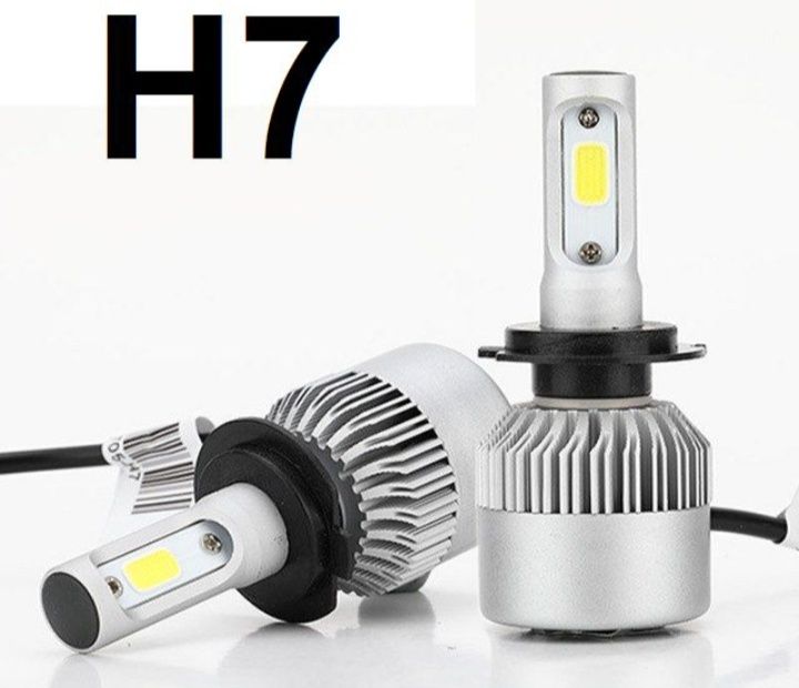 Най ново поколение LED H7,H,1,H3,H4 Крушки COB чип