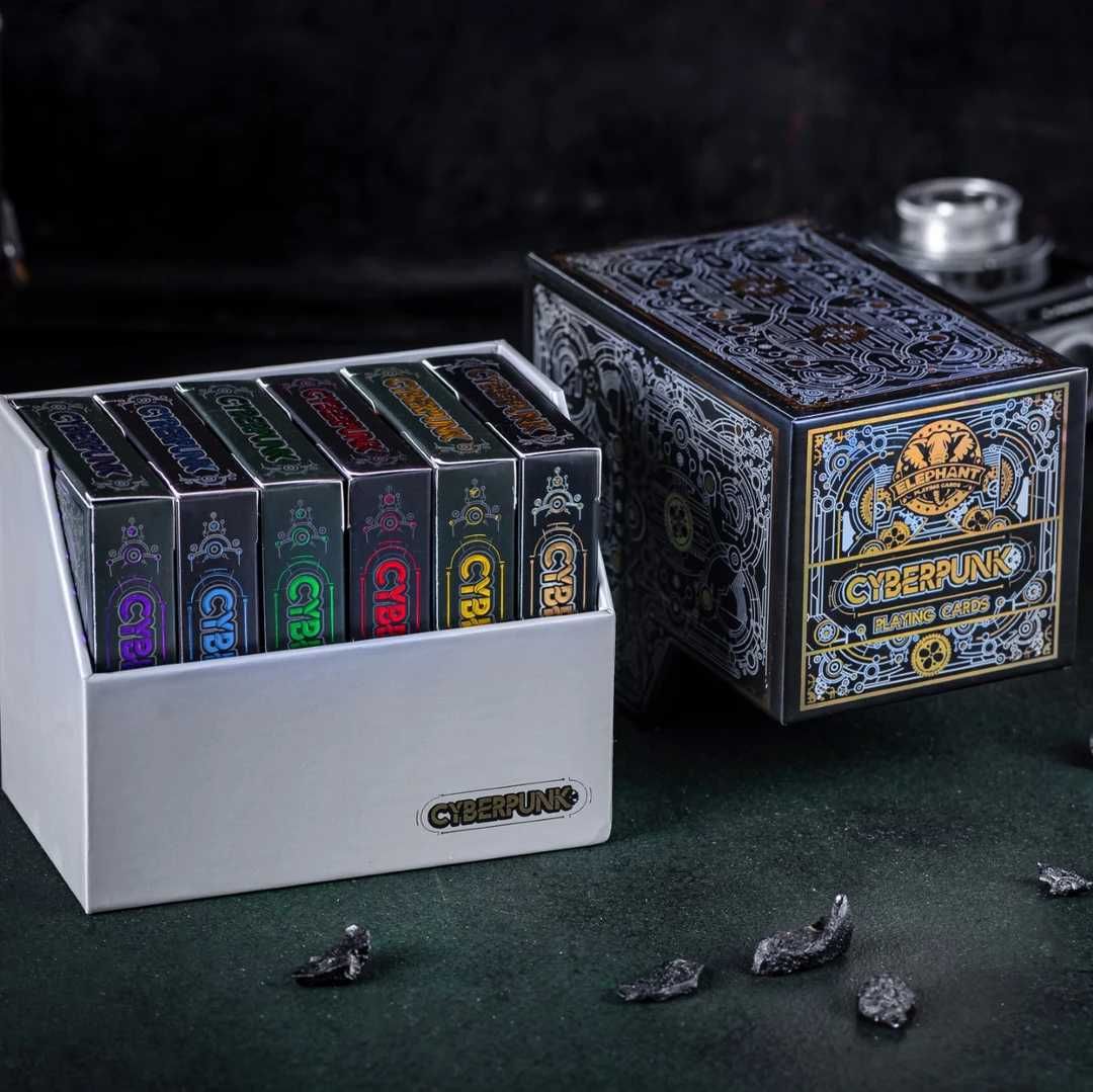 Carti de joc premium Cyberpunk by Elephant Playing Cards