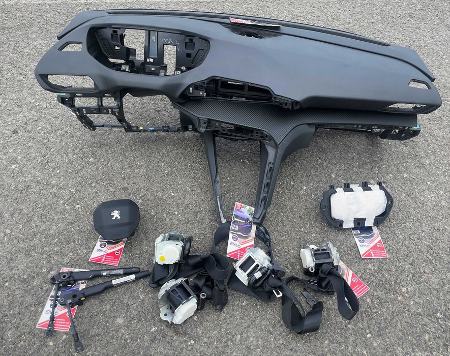 Peugeot 3008 / 5008 GT kit airbag volan pasager plansa bord - centuri