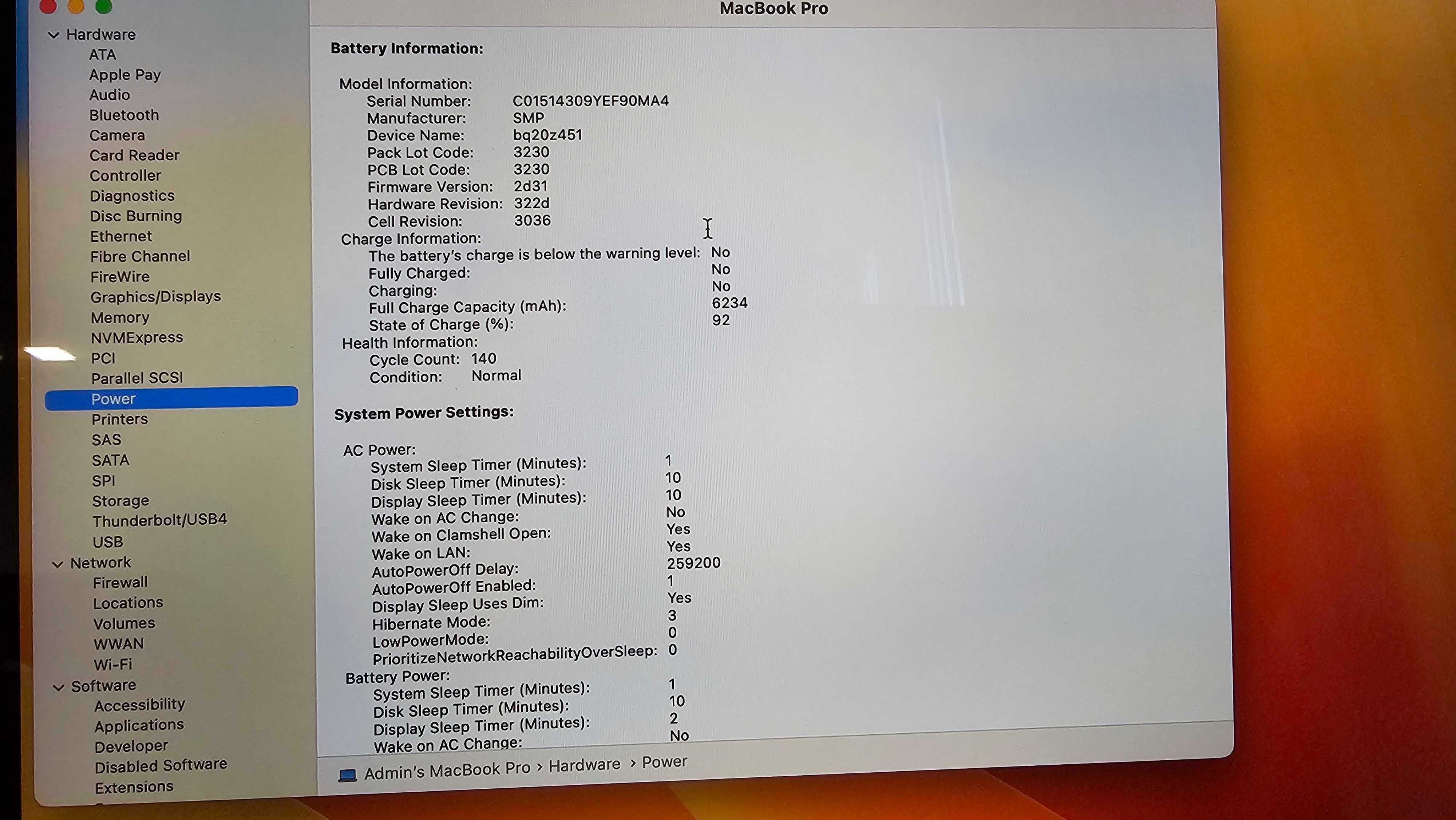 MacBook Pro 2017 15' 256GB