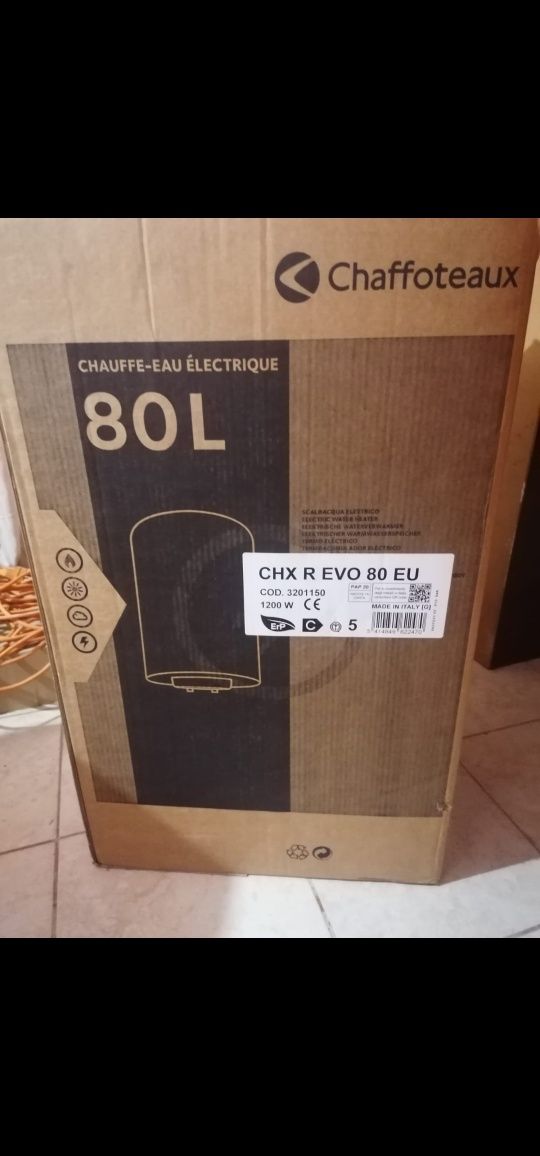 Boiler electric 80L,1200 W nou