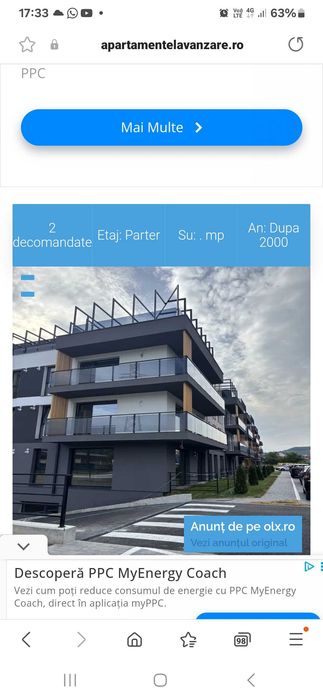 Apartament de închiriat 2 camere str Grănicerilor nr 21