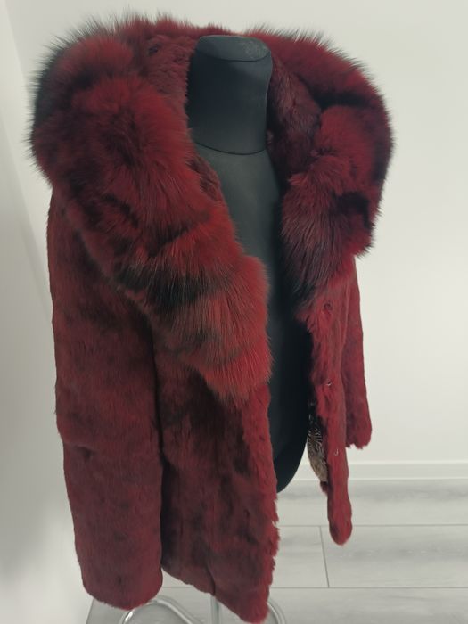 Blana naturala iepure și vulpe M L XL