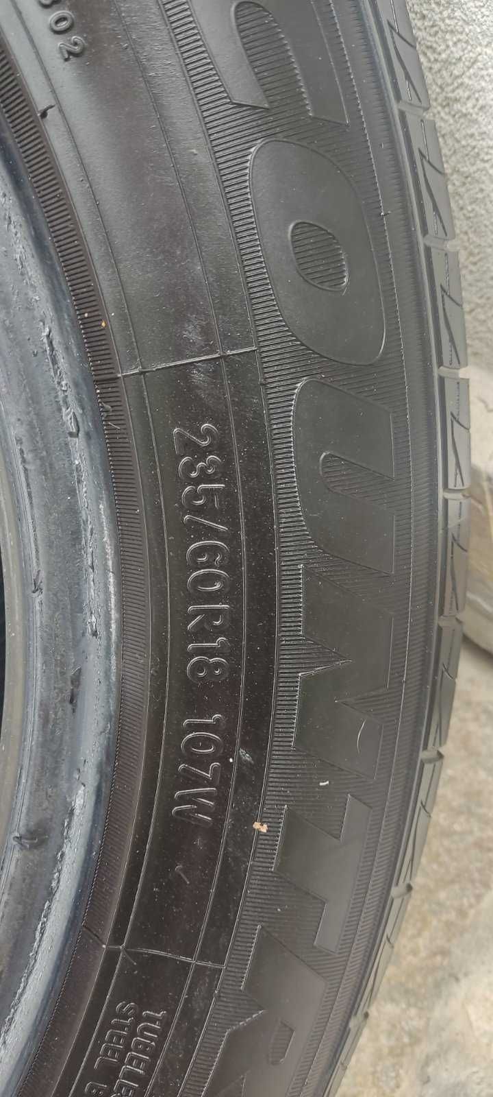 Продавам 4бр. гуми за джип TOYO COUNTRY 235/60/18, 107W