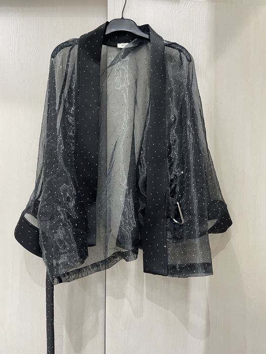 Черный костюм блестящий М