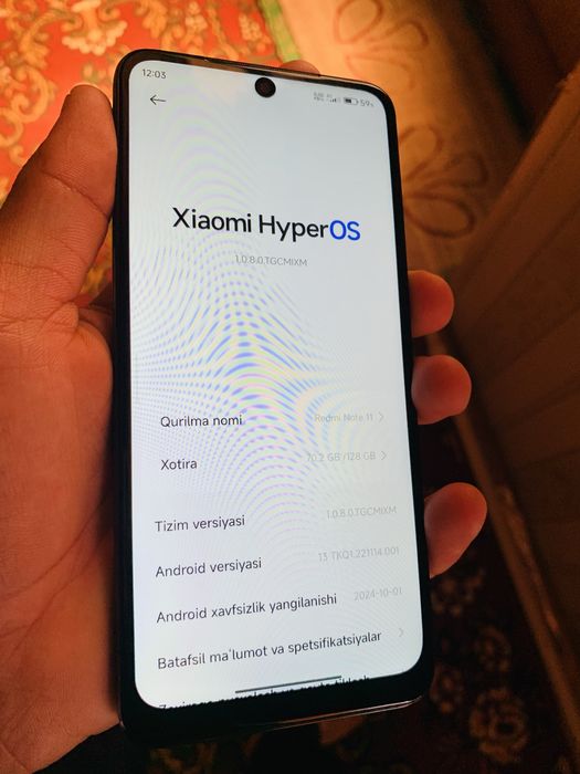 Redmi not 11 . 128
