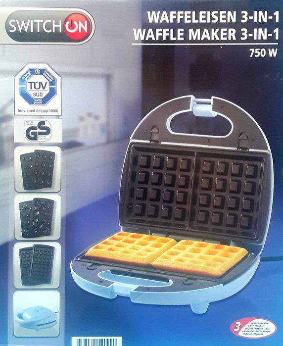 Aparat pentru VAFE 3 in 1 - 750 W - NOU - 80 Lei