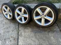 Vand 3 bucati jante originale audi 245/40/R18 A4 A3 A6 Q5