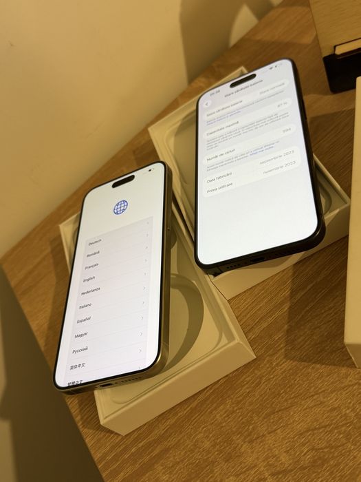 Vand iphone 15 pro max 256 impecabile