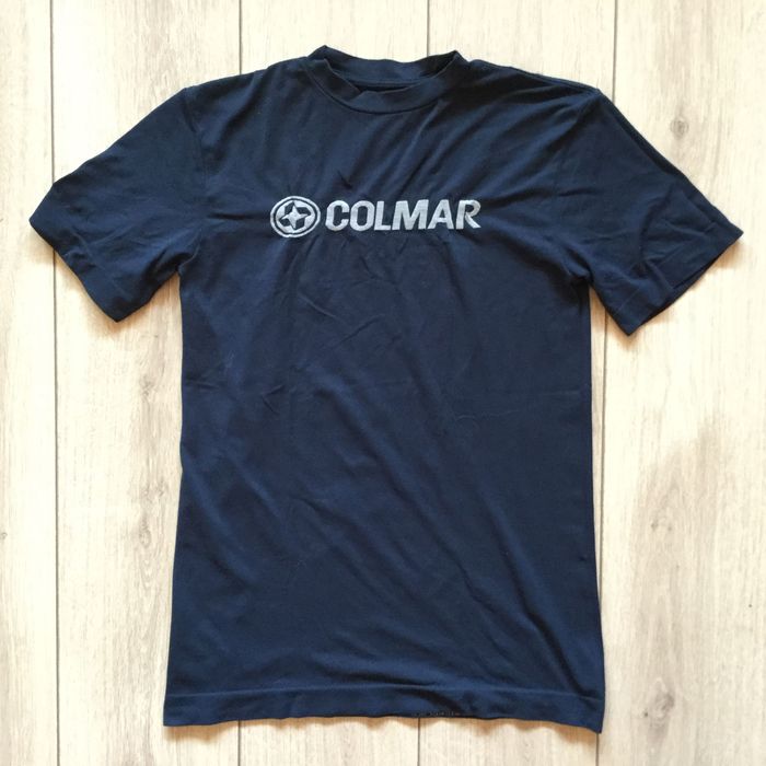 НОВА 100 % оригинална тъмно синя термо тениска COLMAR размер 3 ( S-M )