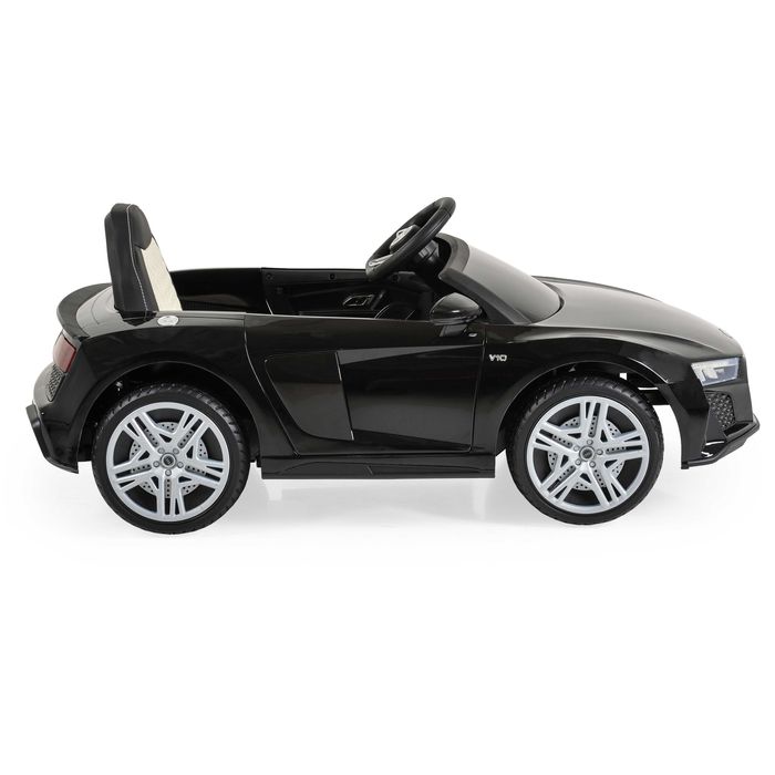 ТОП ЦЕНА!НОВО!Акумулаторна кола Audi R8 BLACK с 12V батерия,меки гуми