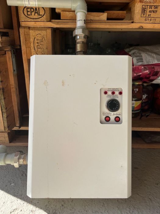 Котел отопление электрический и насос для отопление