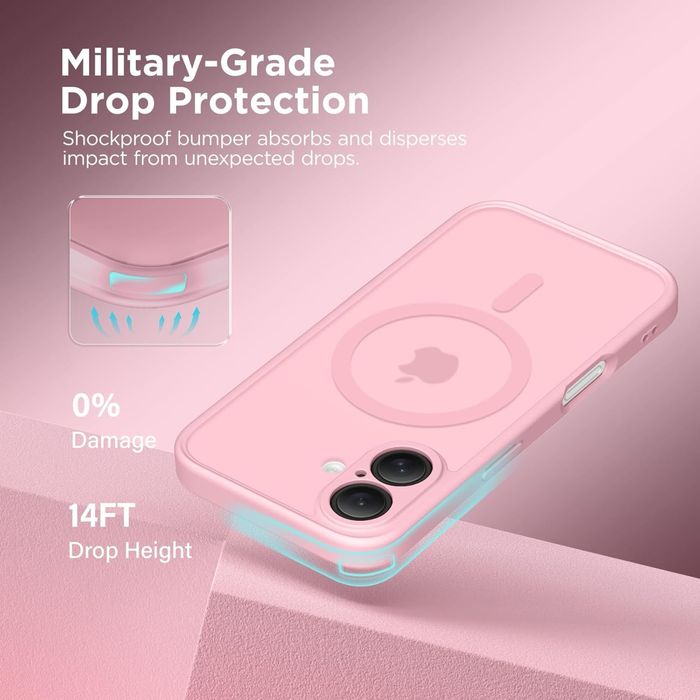 iPhone 16 Розов / Pink с 2бр.стъклен протектор
