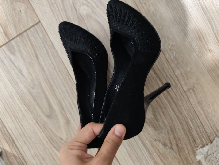 Туфли женские черные маломерка