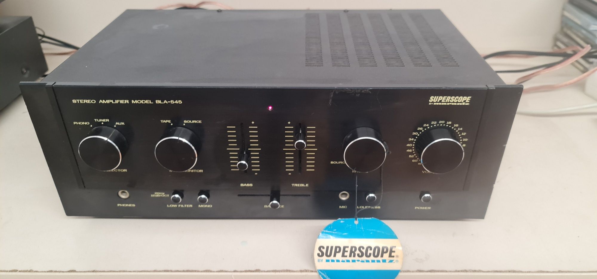 Statie, amplificator  vintage Superscope bla545,colectie