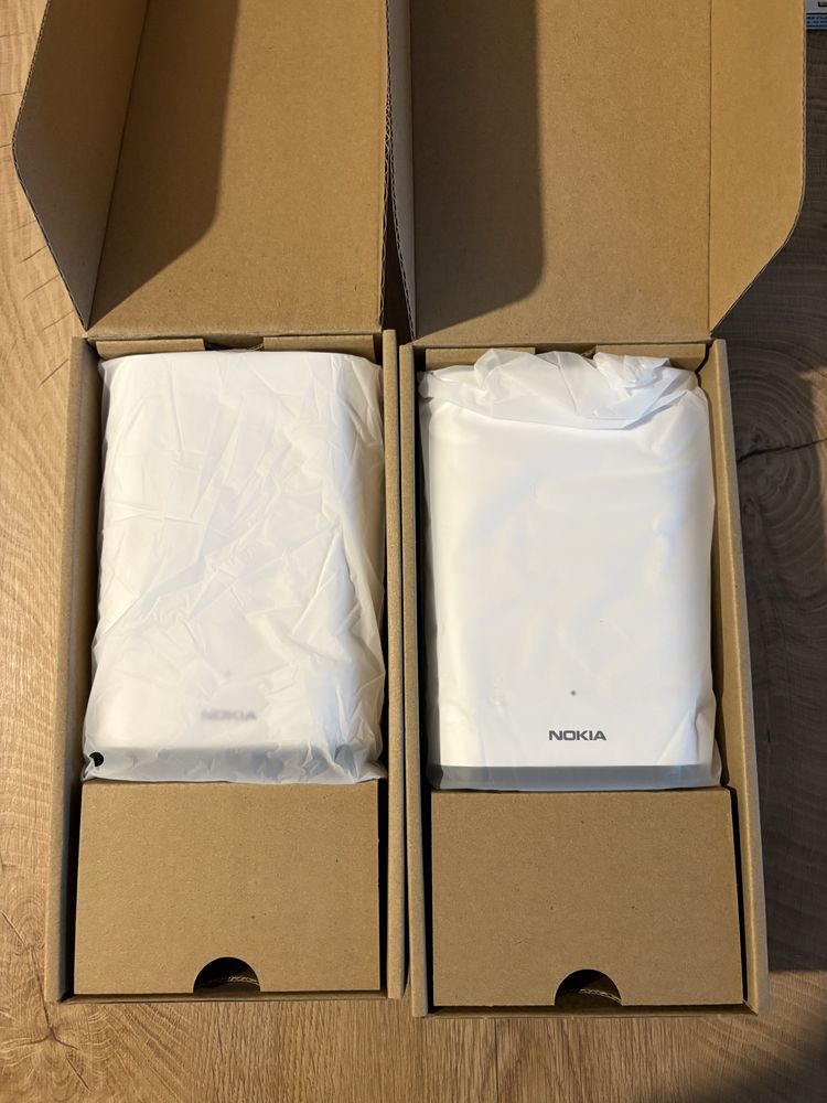 (2бр рутери.) Nokia Beacon 1.1 WiFi mesh network with Wi-Fi 5