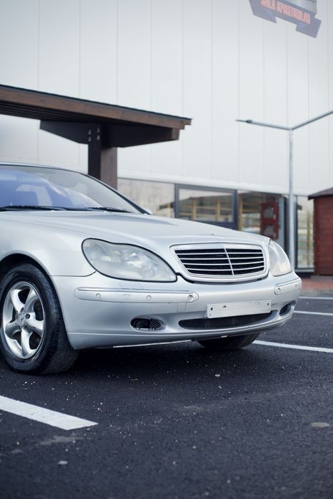 Bara fata Mercedes S W220 nonfacelift cu senzori parcare și spalator