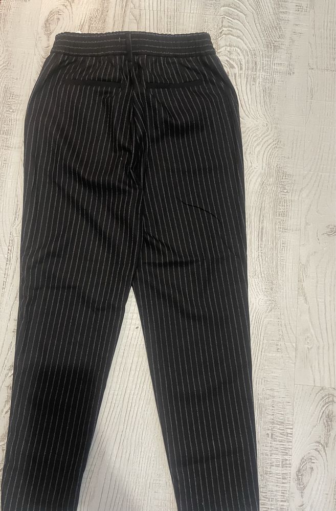 OBJECT - Pantaloni eleganti slim fit, Negru/Alb, 38