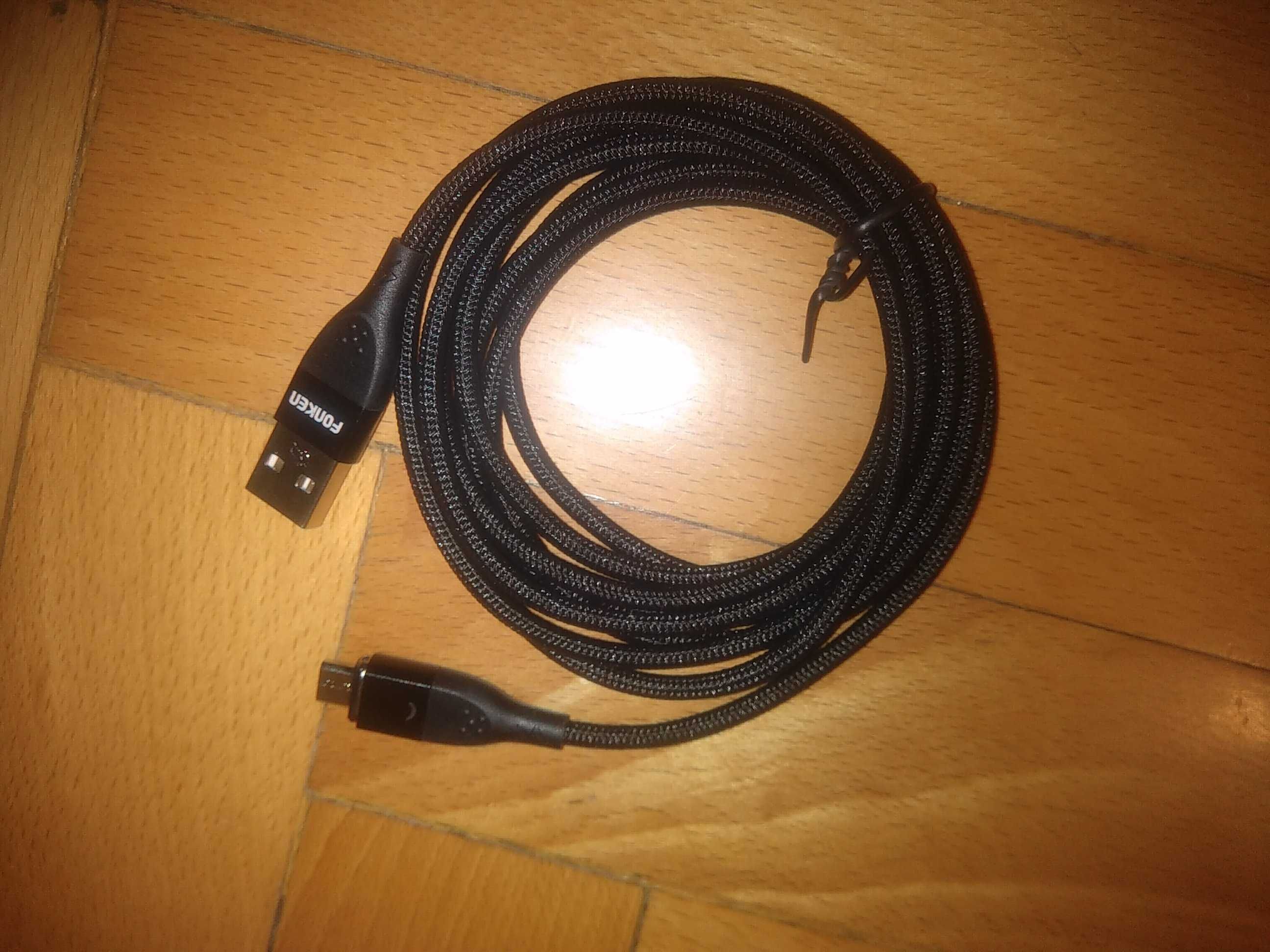 Магнитен кабел за мобилен телефон - micro USB и iPhone