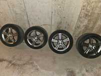 Vand set 4 roti Opel astra h - jante + cauciucuri