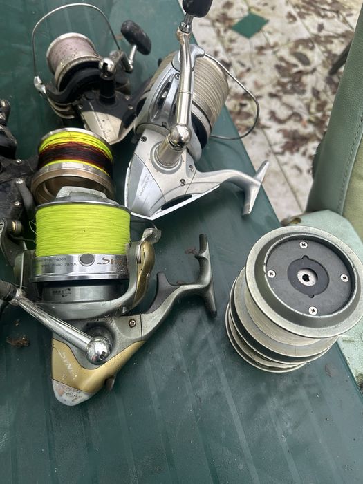 Mulinete de crap shimano ,okuma