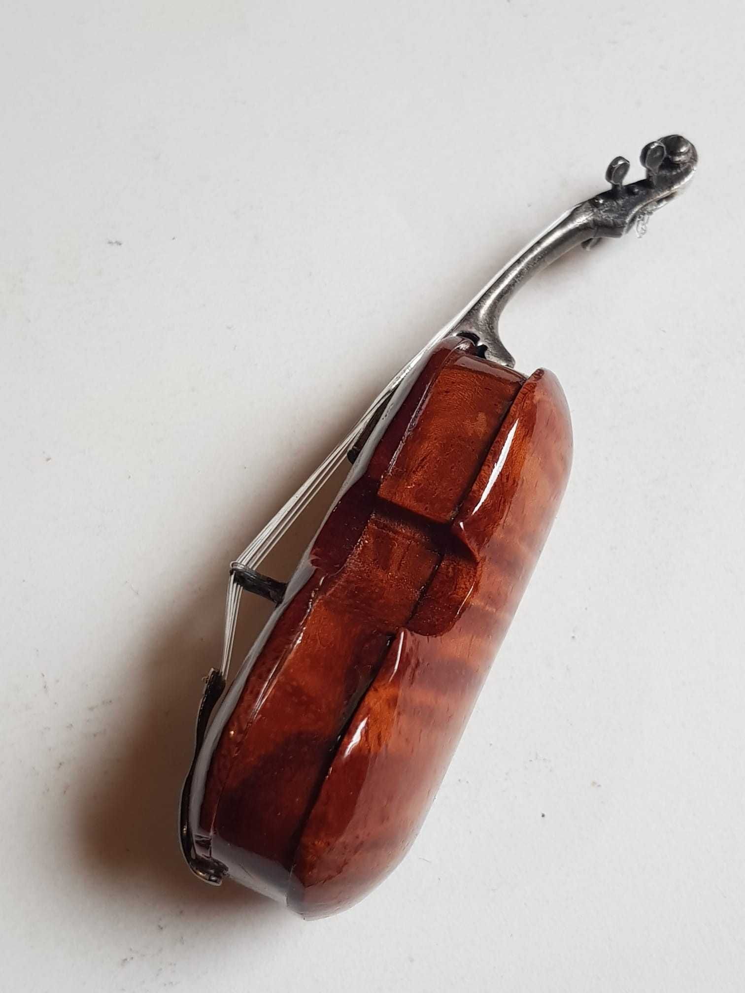 Miniatura vintage vioara italiana