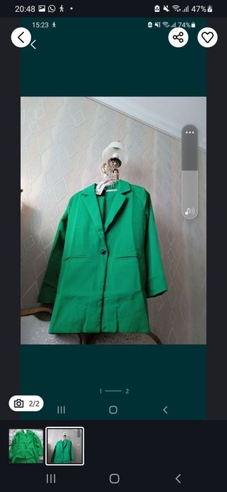 Продам костюм брючный новый