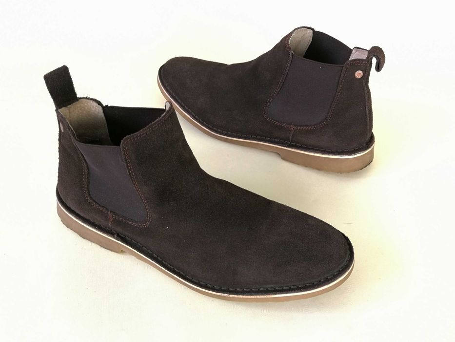 Bocanci ghete pantofi barbati 43 44 JACK&JONES  PIELE Nat Ca NOI