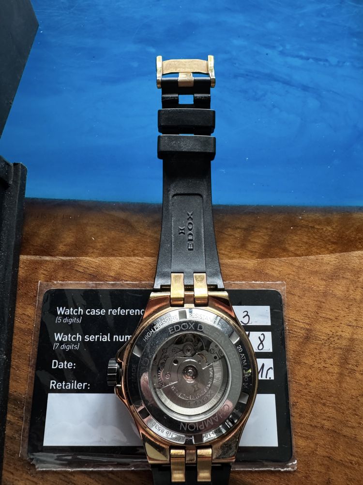 Мъжки Часовник Edox Delfin Mecano