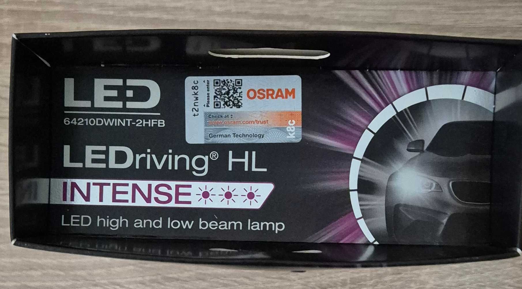 Osram LEDriving HL INTENSE, H7  64210DWINT-2HFB, 21W, 12V, PX26D