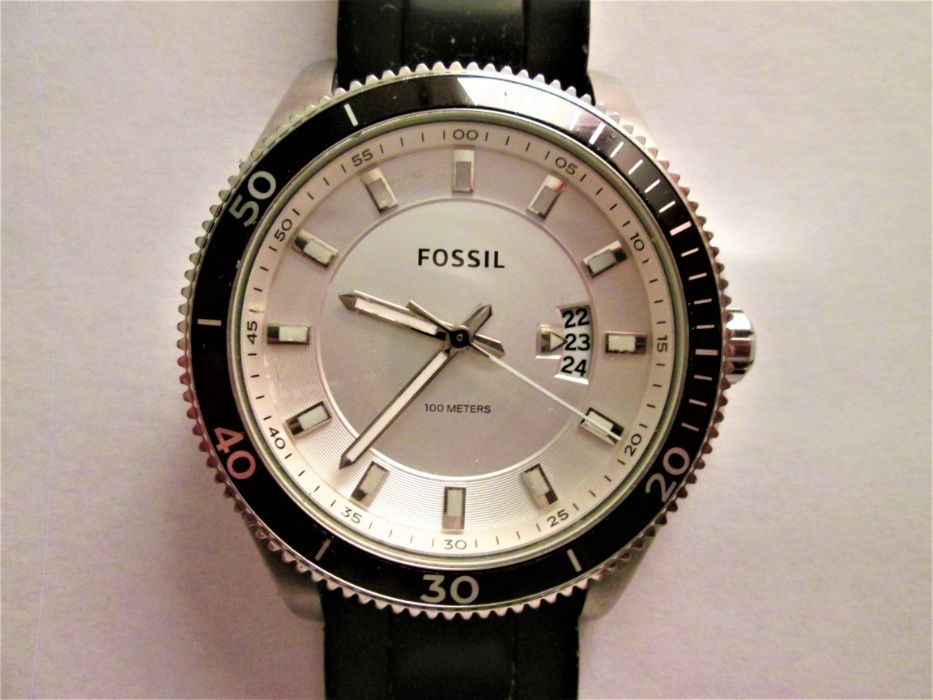 Ceas Fossil Diver , curea silicon originala