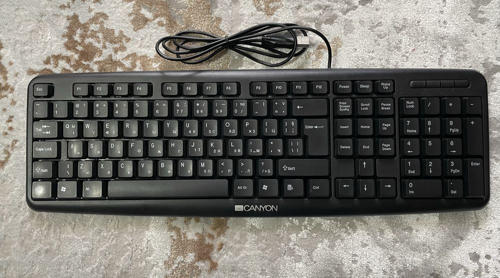 Клавиатура Canyon CNE-CKEY01-BG