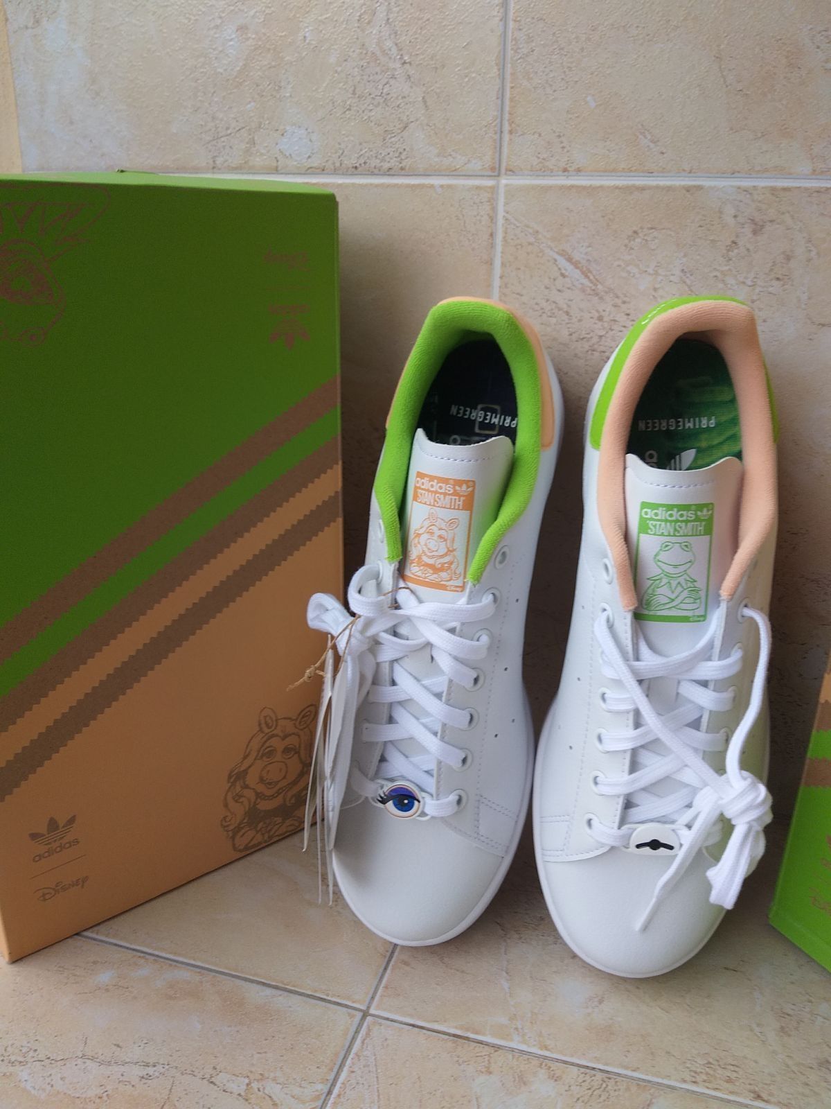 Adidas Stan Smith Miss Piggy & Kermit-мъжки кецове НОВИ С42/43/44