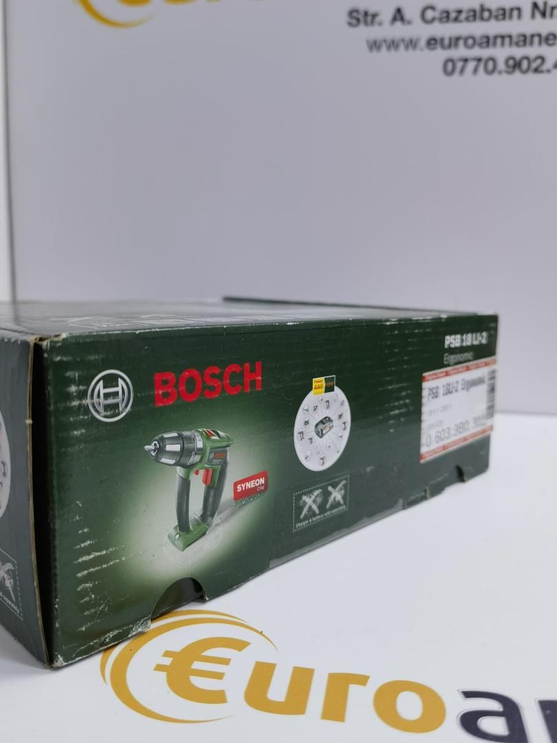 Bosch PSB 18 LI-2 - Masina de gaurit si insurubat cu percutie -I-
