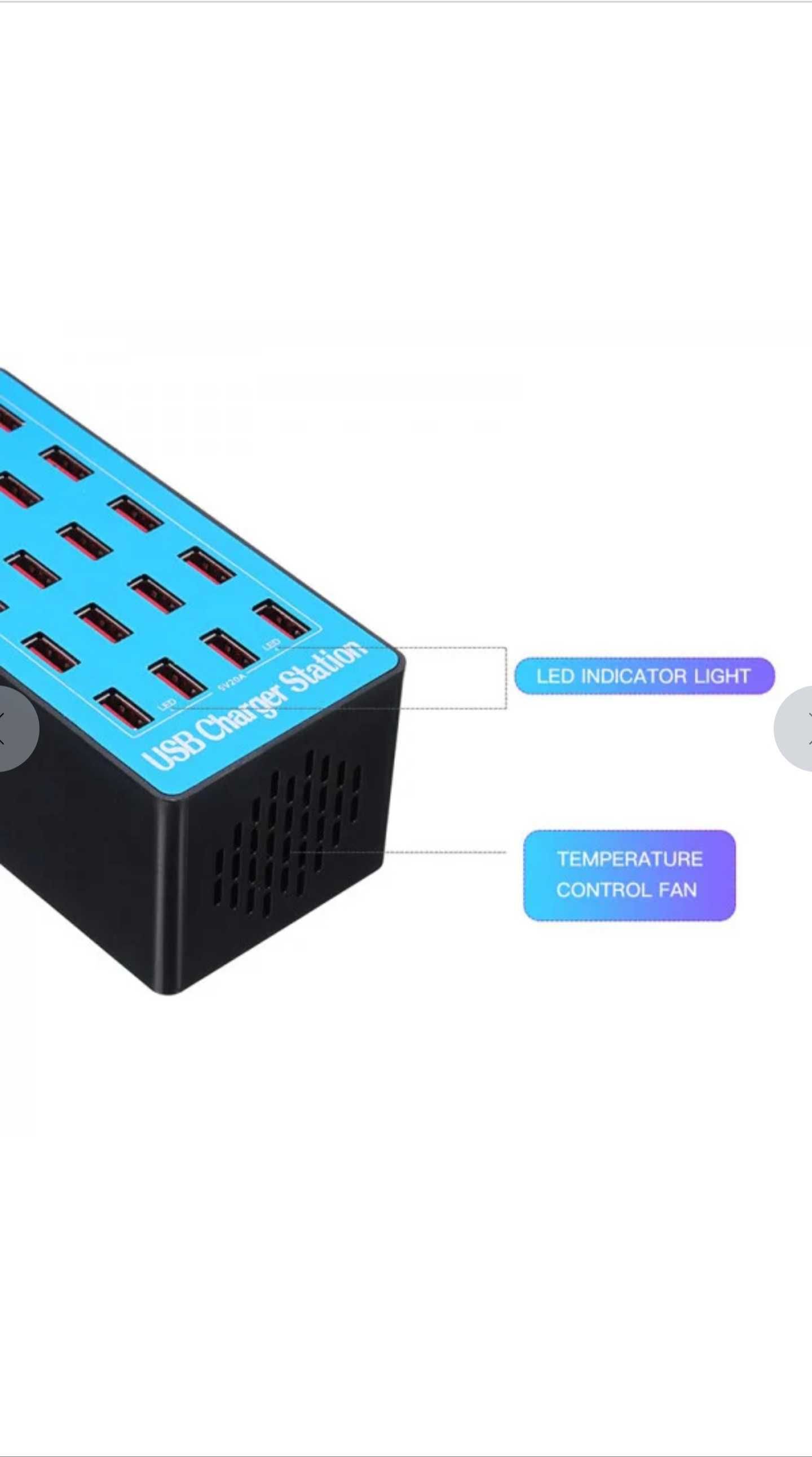 Statie de incarcare 100W Smart cu 20 porturi