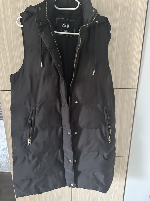 Черна дълга грейка Зара