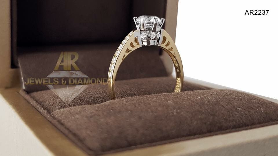 Inel Aur 14 K model nou deosebit ARJEWELS(AR2237)